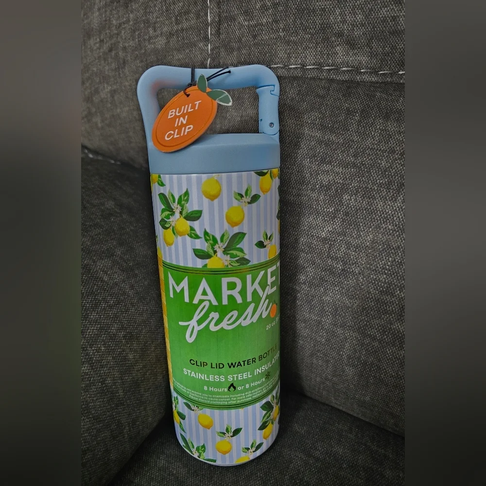 Market Fresh Lemon Water Bottle